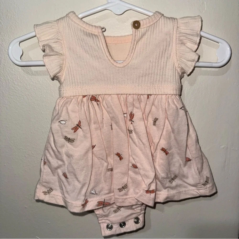 Pink Ruffled Baby Dress - Picture 3 of 3